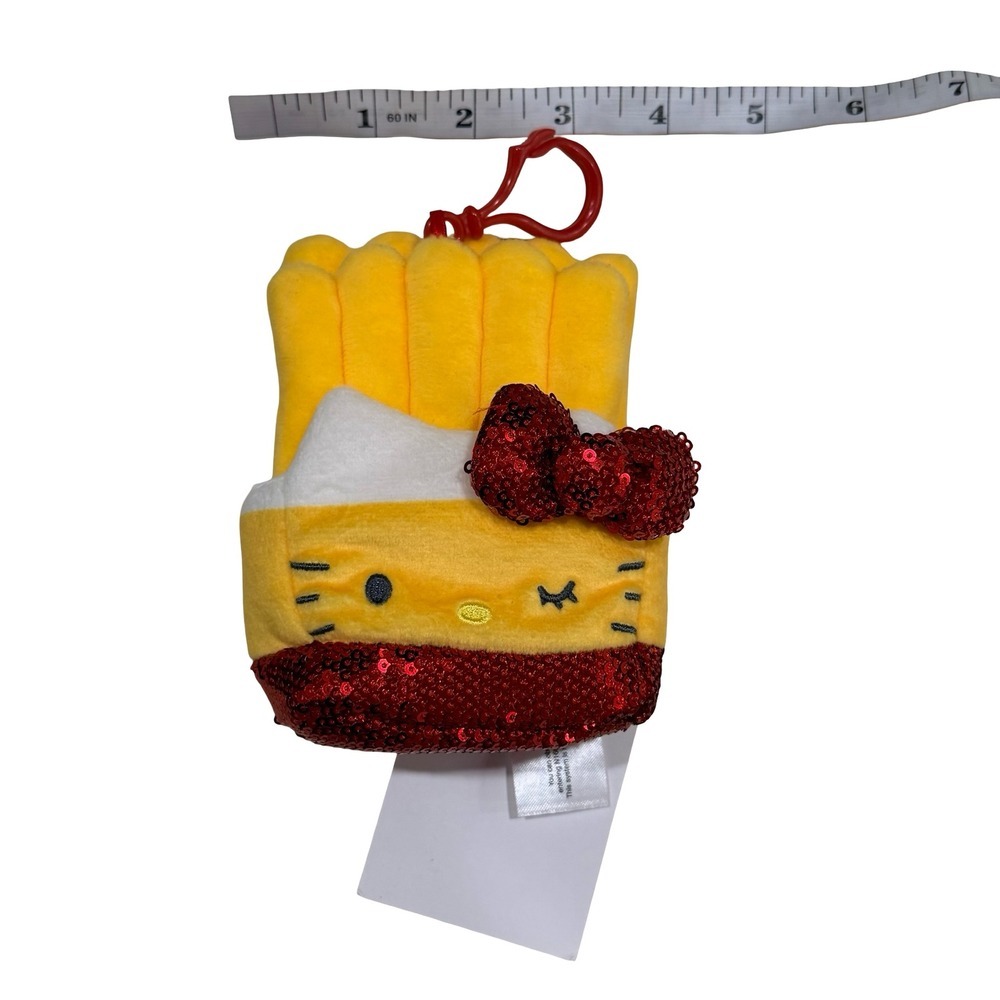 Hello Kitty French Fries Mascot Clip Classic Carhop Sequin Kids OS